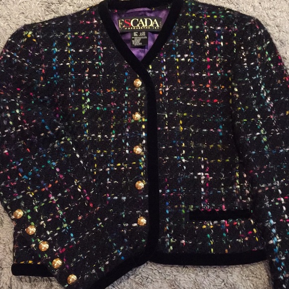 escada tweed jacket